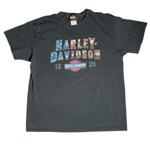 Vintage Men’s Harley Davidson Black T-Shirt Size XL